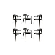 5 piece - Serena Outdoor Dining Set - Charcoal gallery detail image