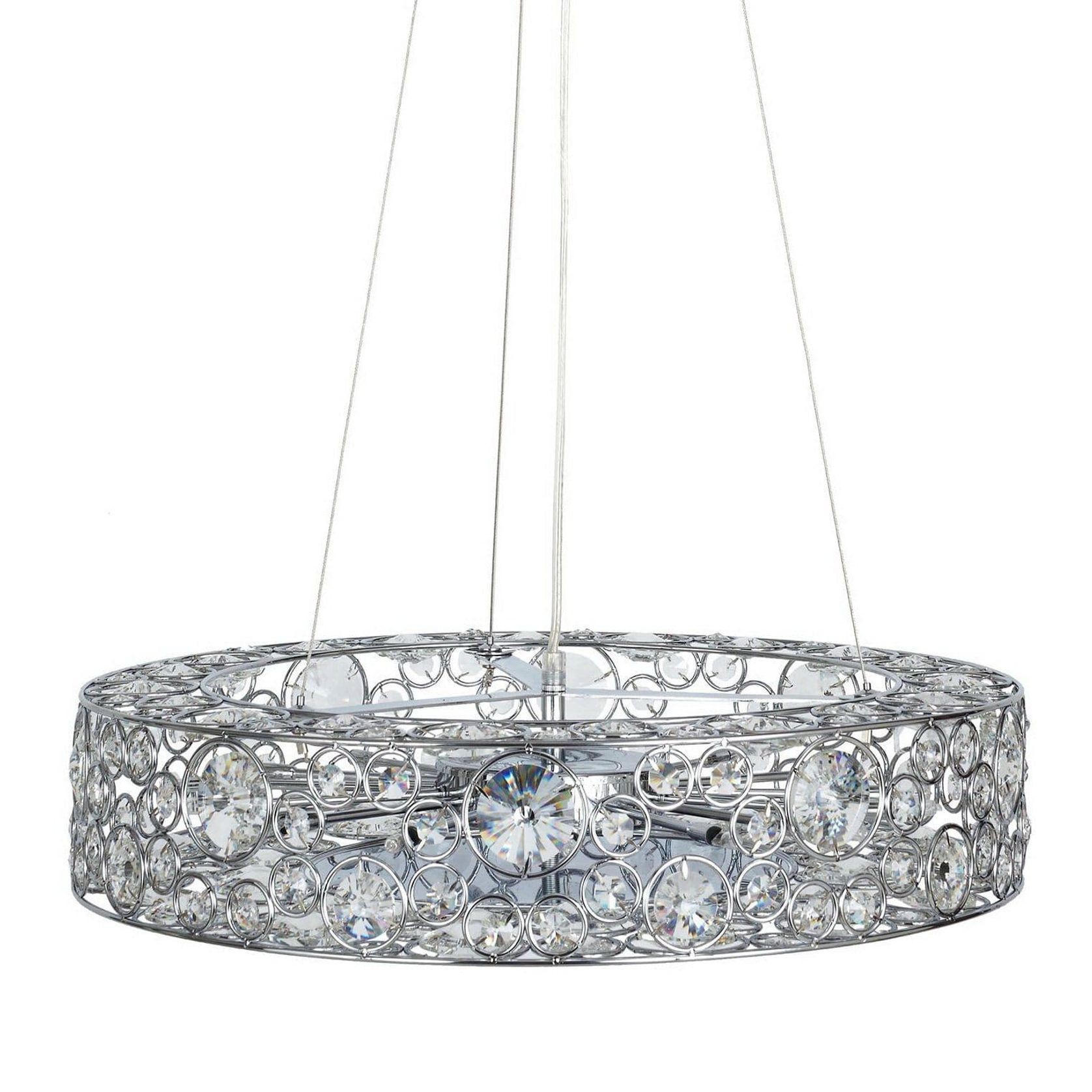 Chateau | Crystal Pendant Light - Chrome gallery detail image