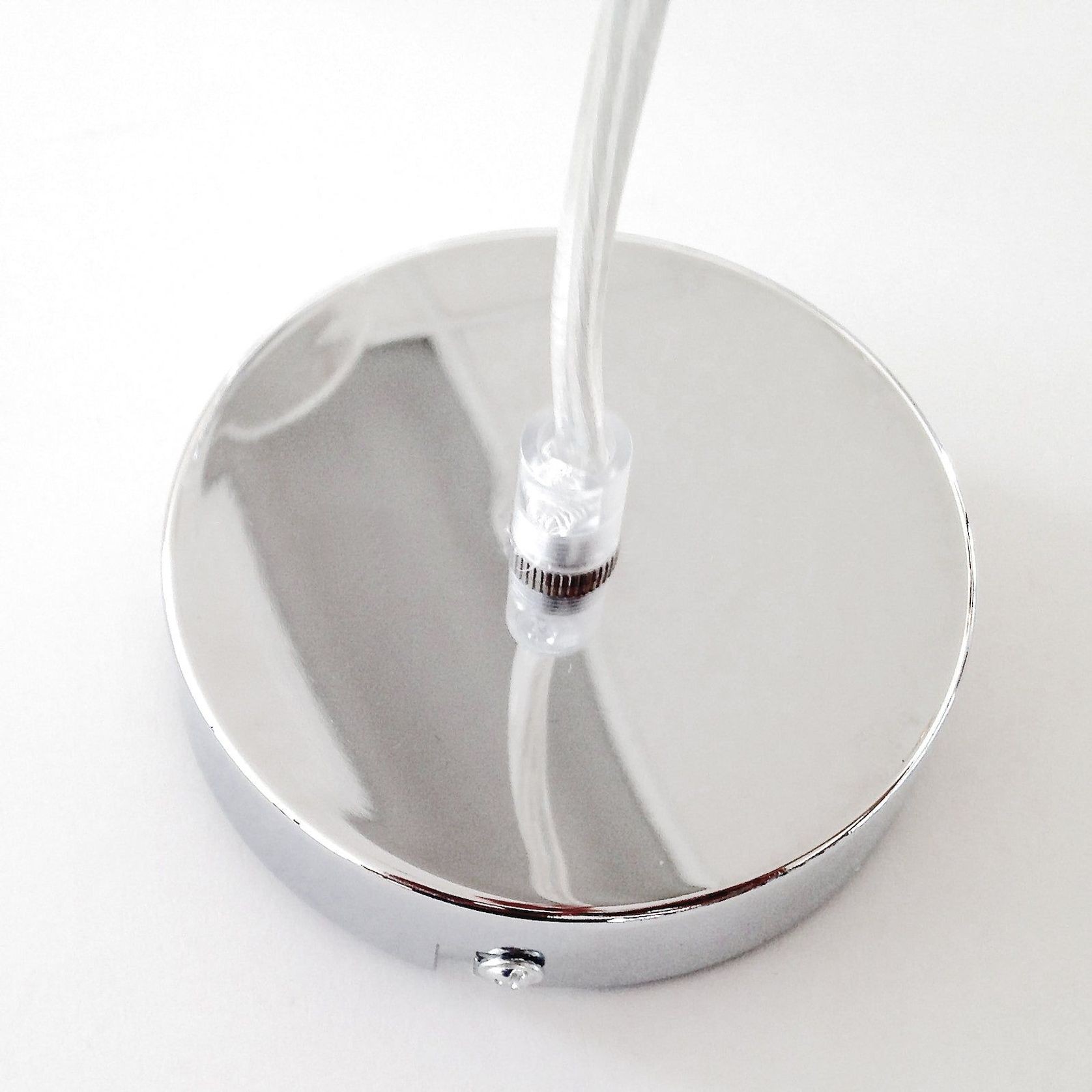 Sophie Glass Pendant Light - Chrome gallery detail image