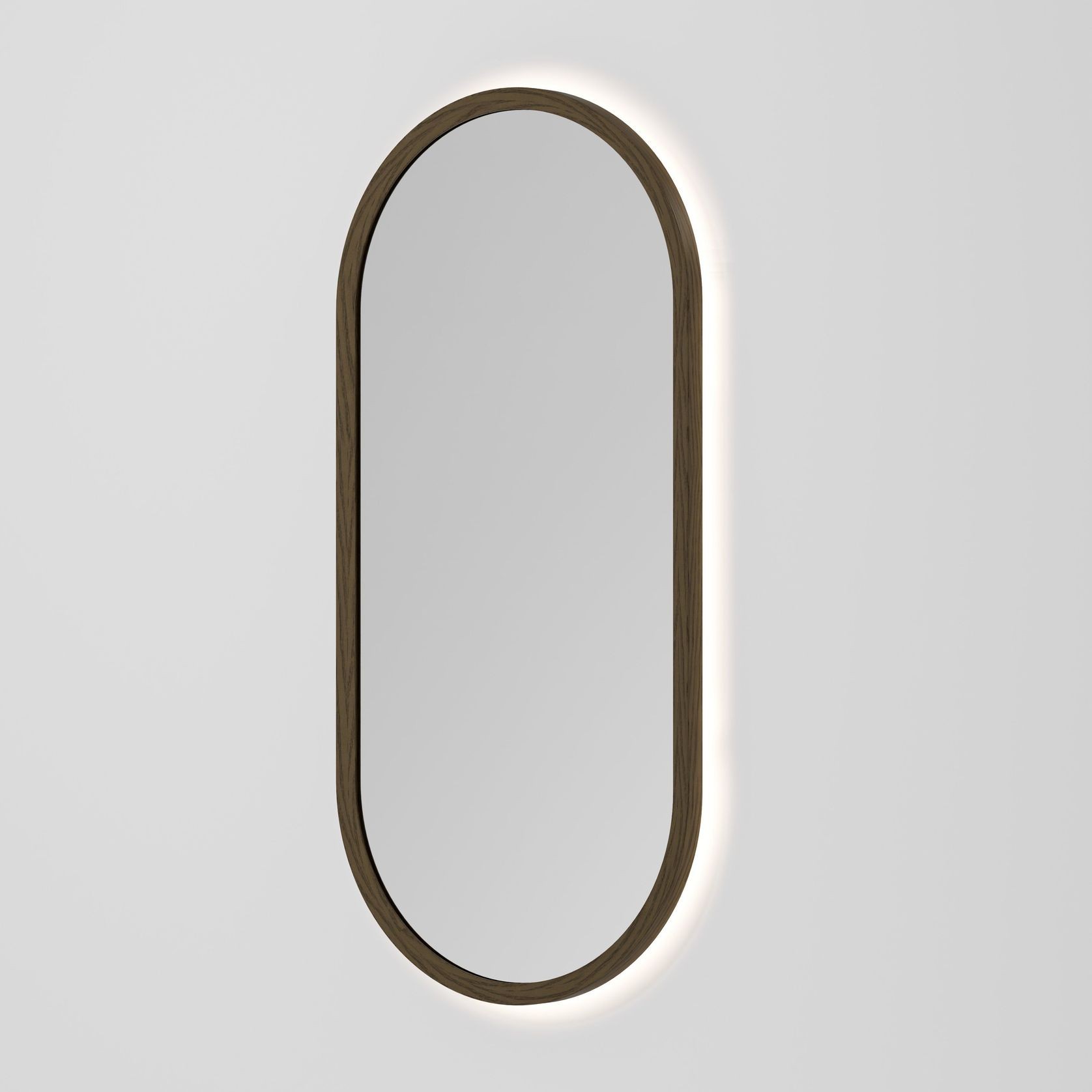 Sora Oval LED Mirror | 500x1050 gallery detail image