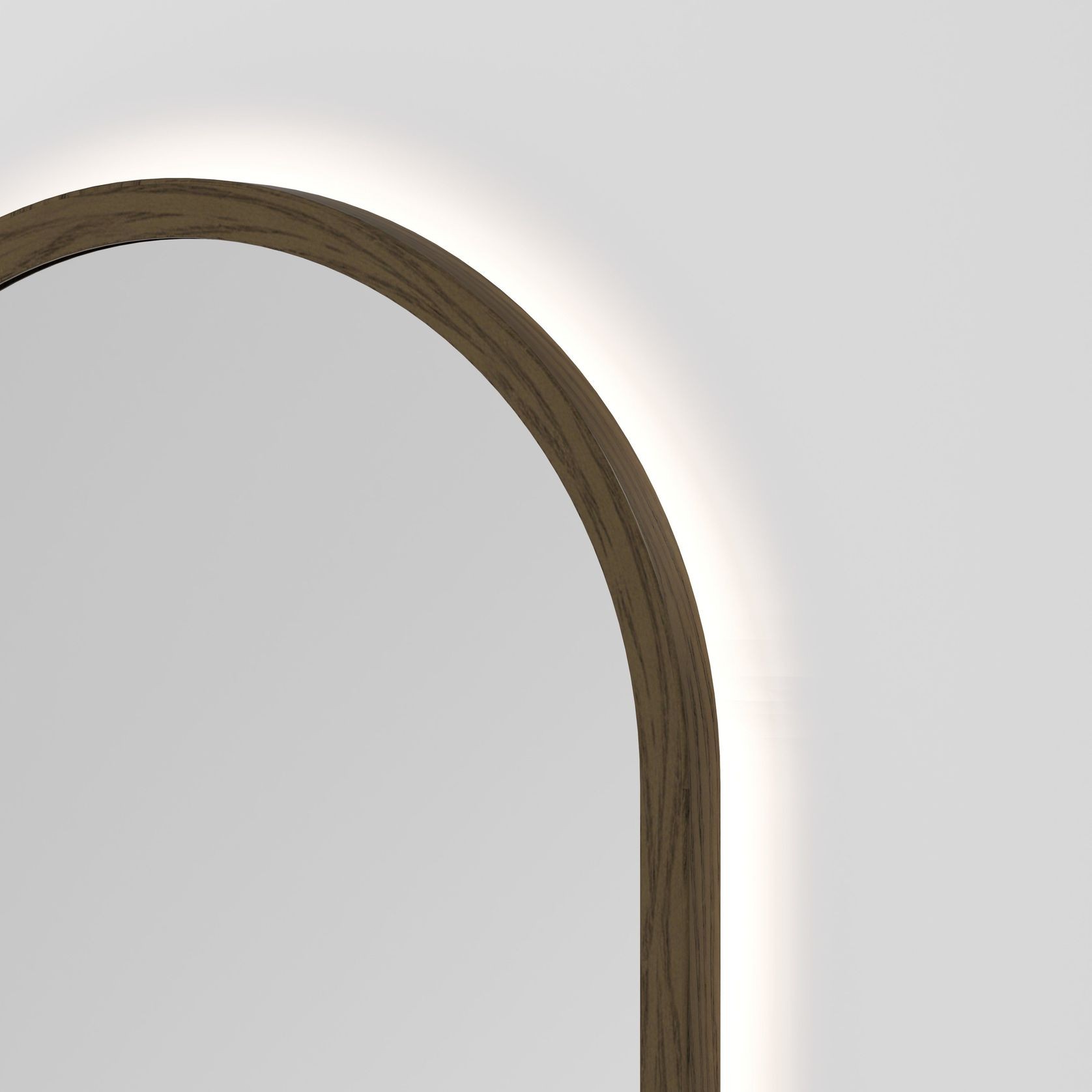 Sora Oval LED Mirror | 500x1050 gallery detail image