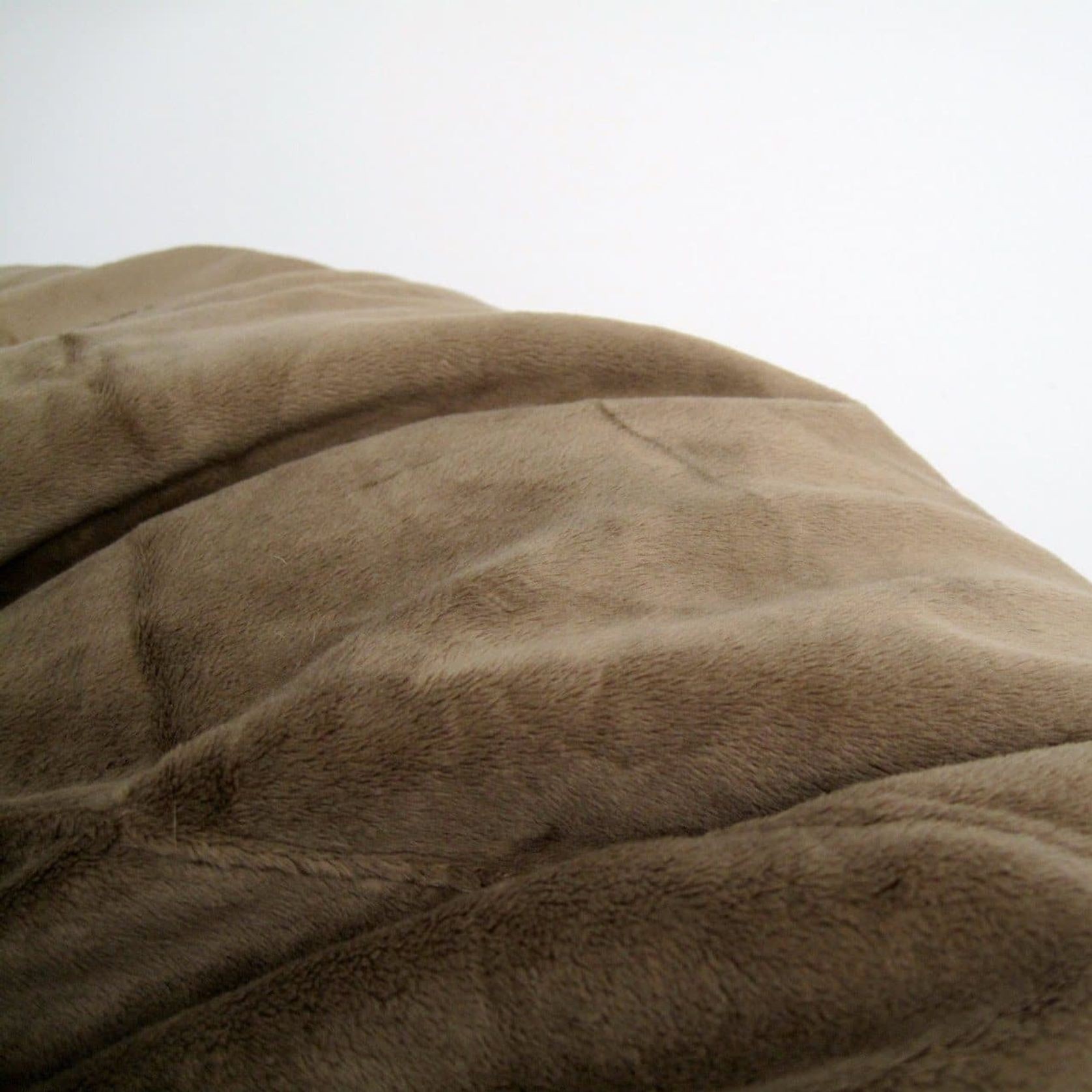 Pierre Fur Bean Bag - Coffee gallery detail image