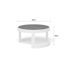 Aspen Ceramic Round Coffee Table Set gallery detail image