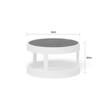 Aspen Ceramic Round Coffee Table Set gallery detail image