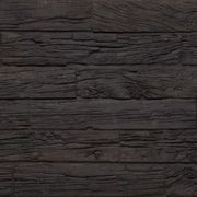 Wooden Sleeper Wall Panels by Muros | Black Stain Wood gallery detail image