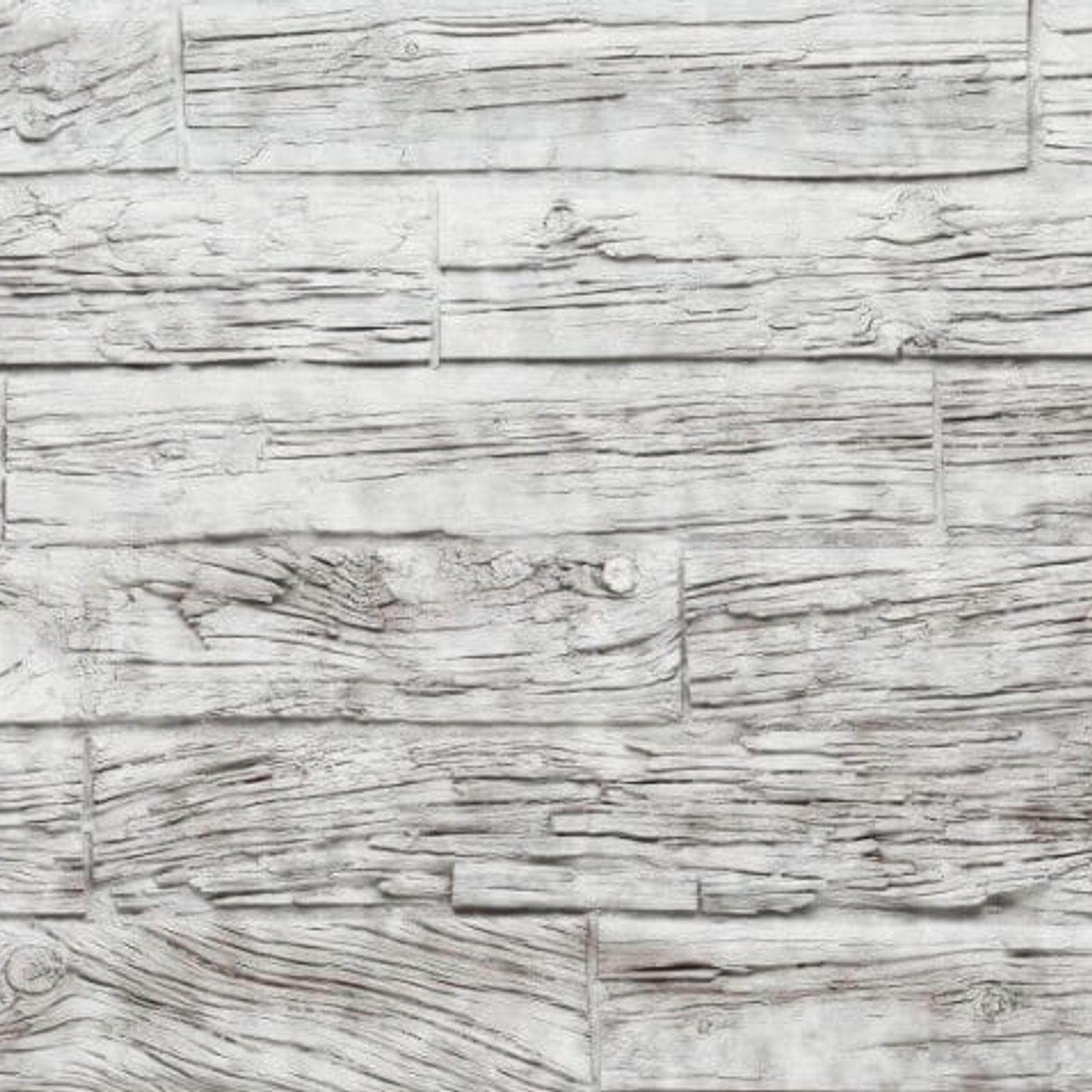 Wooden Sleeper Wall Panels by Muros | White Washed Wood gallery detail image