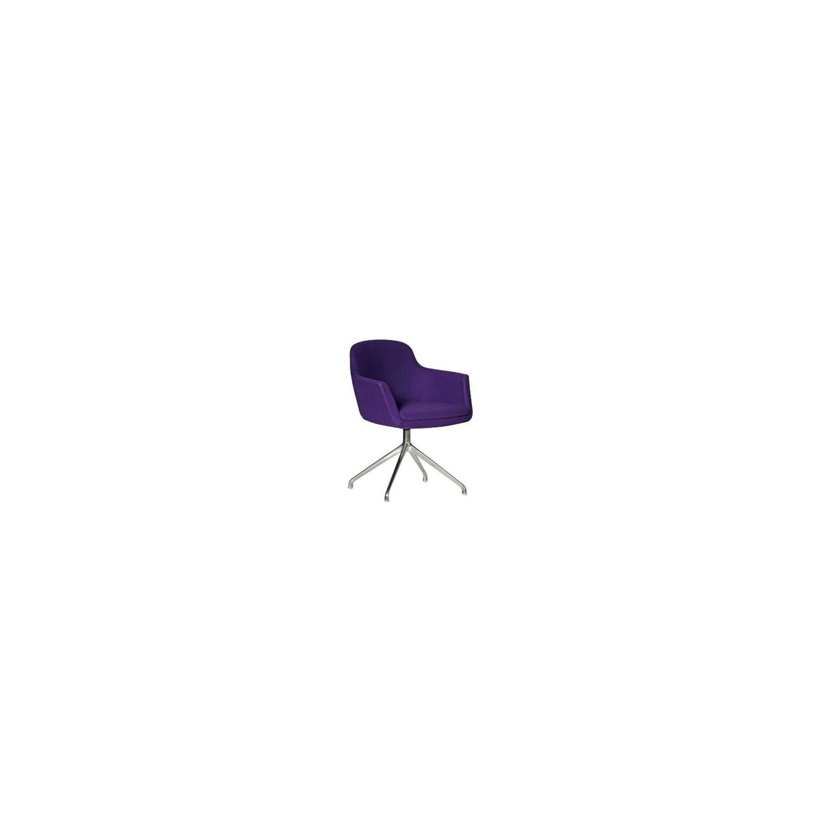 Lucia Chair on Aluminium Swivel Base gallery detail image