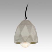 Concrete Geo Series Pendant - Oval gallery detail image