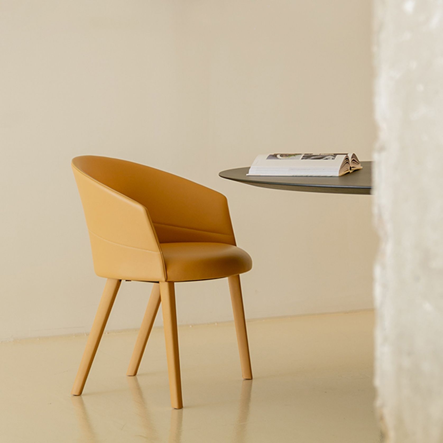 Copa Chair - Four Wooden Legs gallery detail image