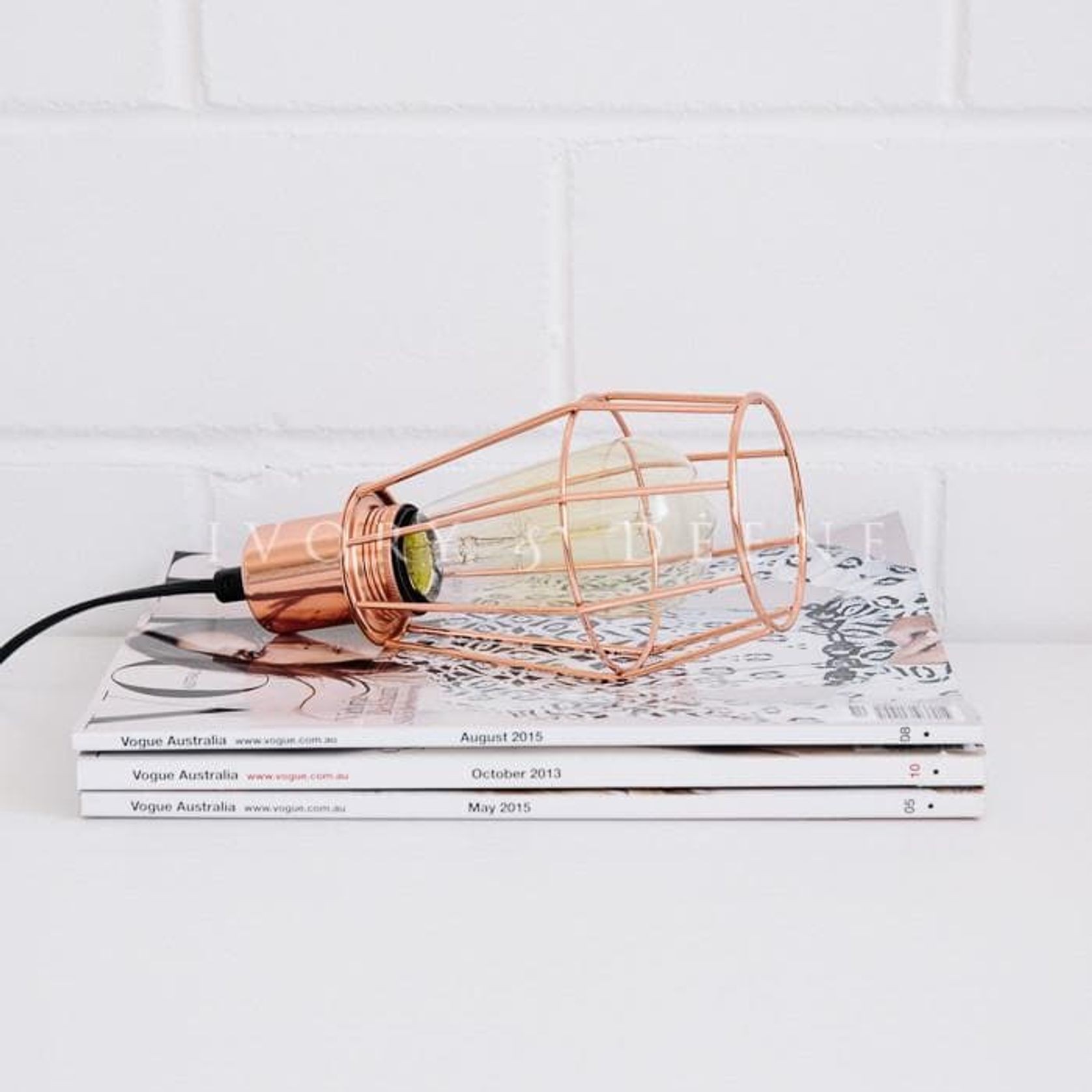 Industrial Cage Light - Copper gallery detail image