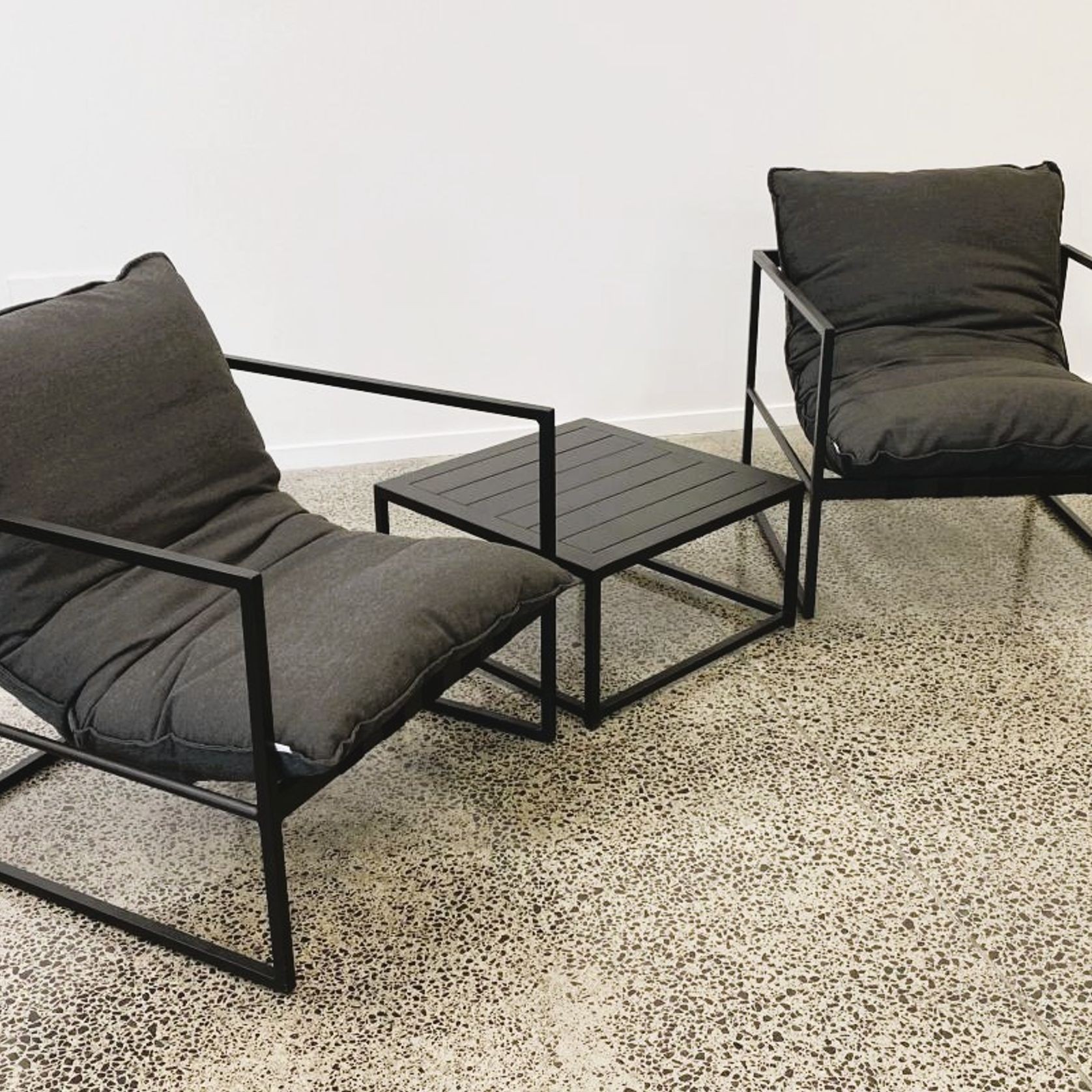 Coral Black/Sooty Chair Set gallery detail image