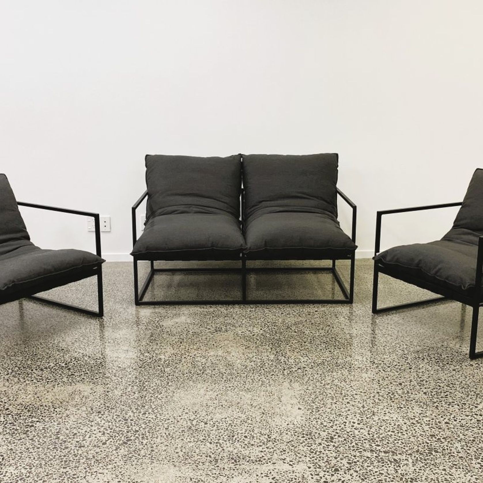 Coral Black/Sooty Lounge Set gallery detail image