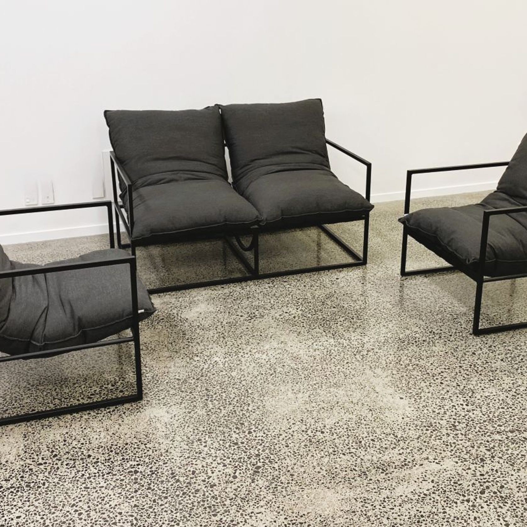 Coral Black/Sooty Lounge Set gallery detail image