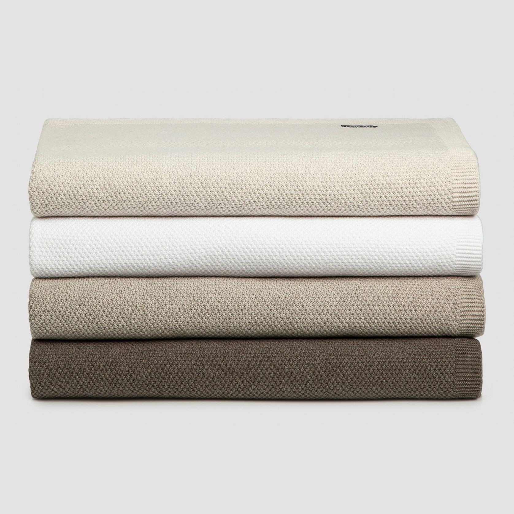 Moss Stitch Cotton Throws gallery detail image