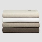 Moss Stitch Cotton Throws gallery detail image