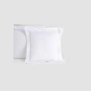 Cotton Percale Pillow Cases with Piping gallery detail image