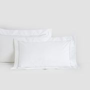 Cotton Percale Pillow Cases with Piping gallery detail image
