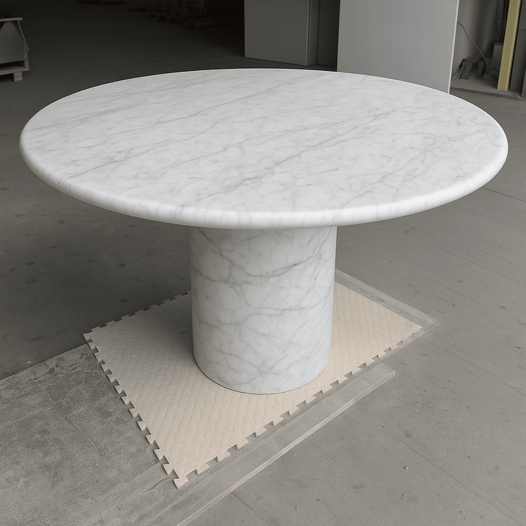 Court Dining Table - Carrara Marble gallery detail image