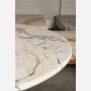 Court Dining Table - Milky Blue Marble gallery detail image