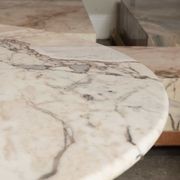 Court Dining Table - Milky Blue Marble gallery detail image