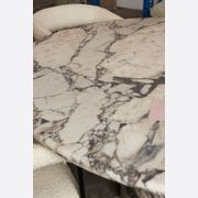 Court Dining Table - Milky Blue Marble gallery detail image