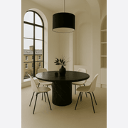 Court Dining Table - Nero Marquina gallery detail image