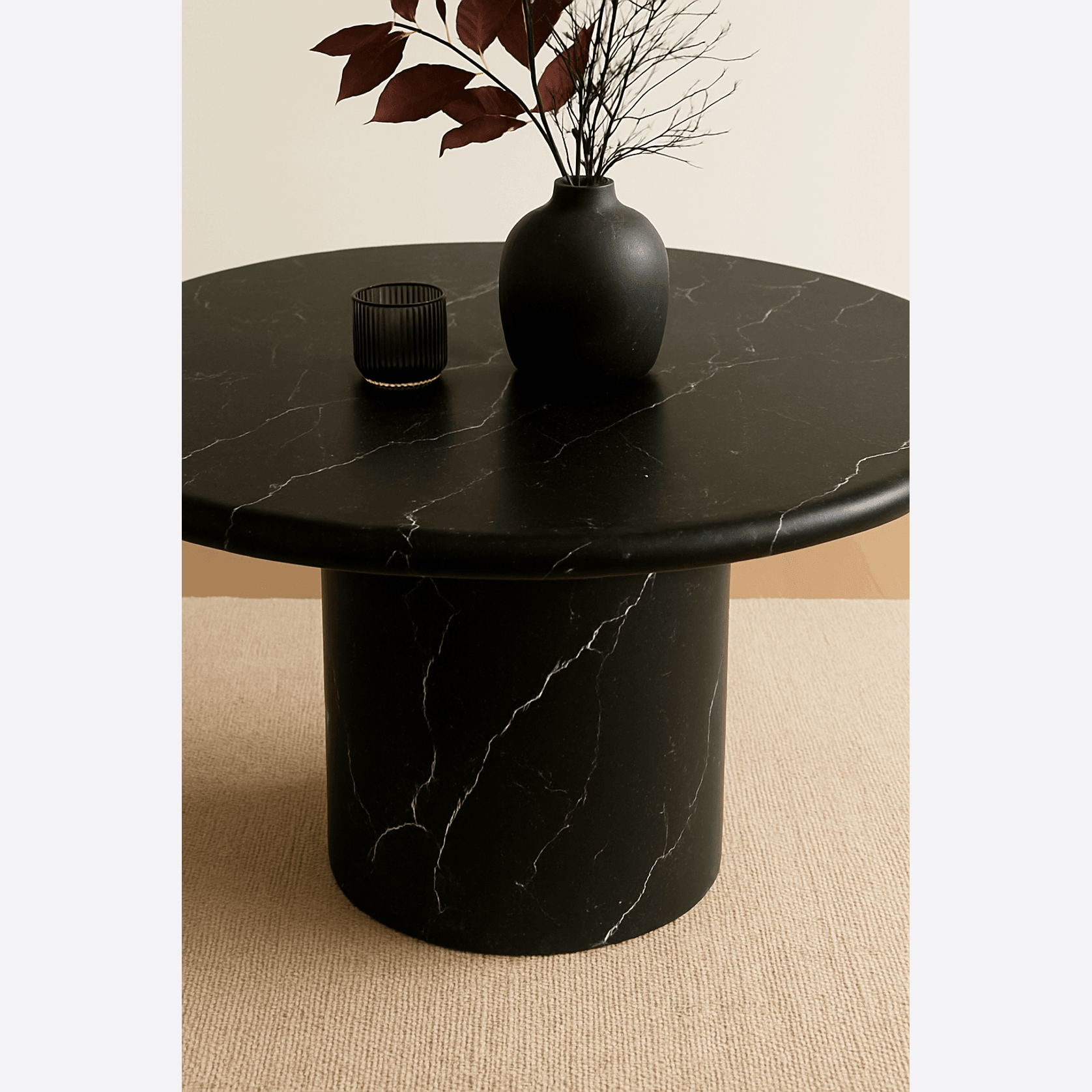 Court Dining Table - Nero Marquina gallery detail image
