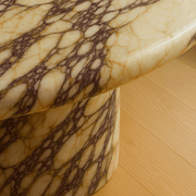 Court Dining Table - Viola Calacatta Marble gallery detail image