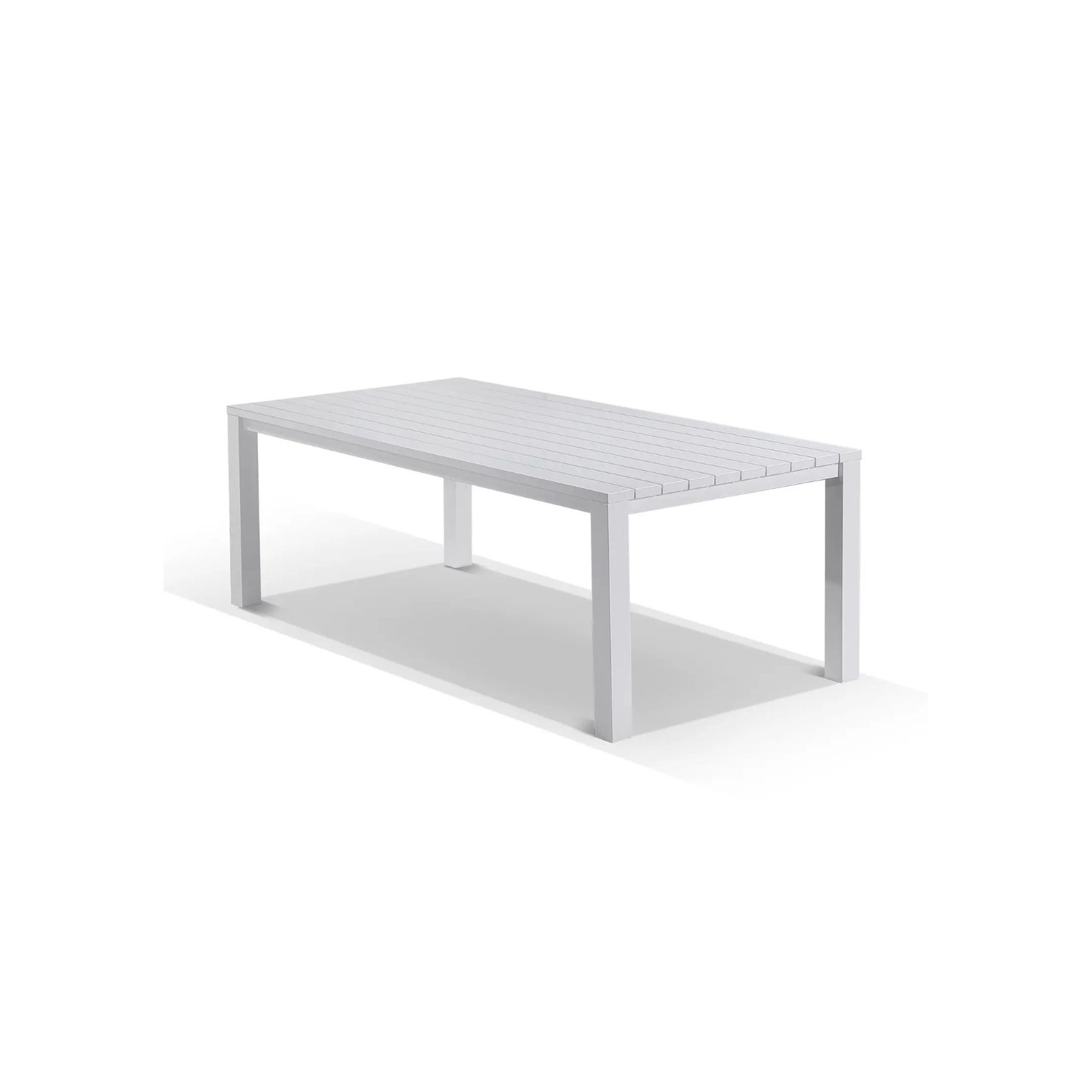 Cove Outdoor Dining Table 220cm | White gallery detail image