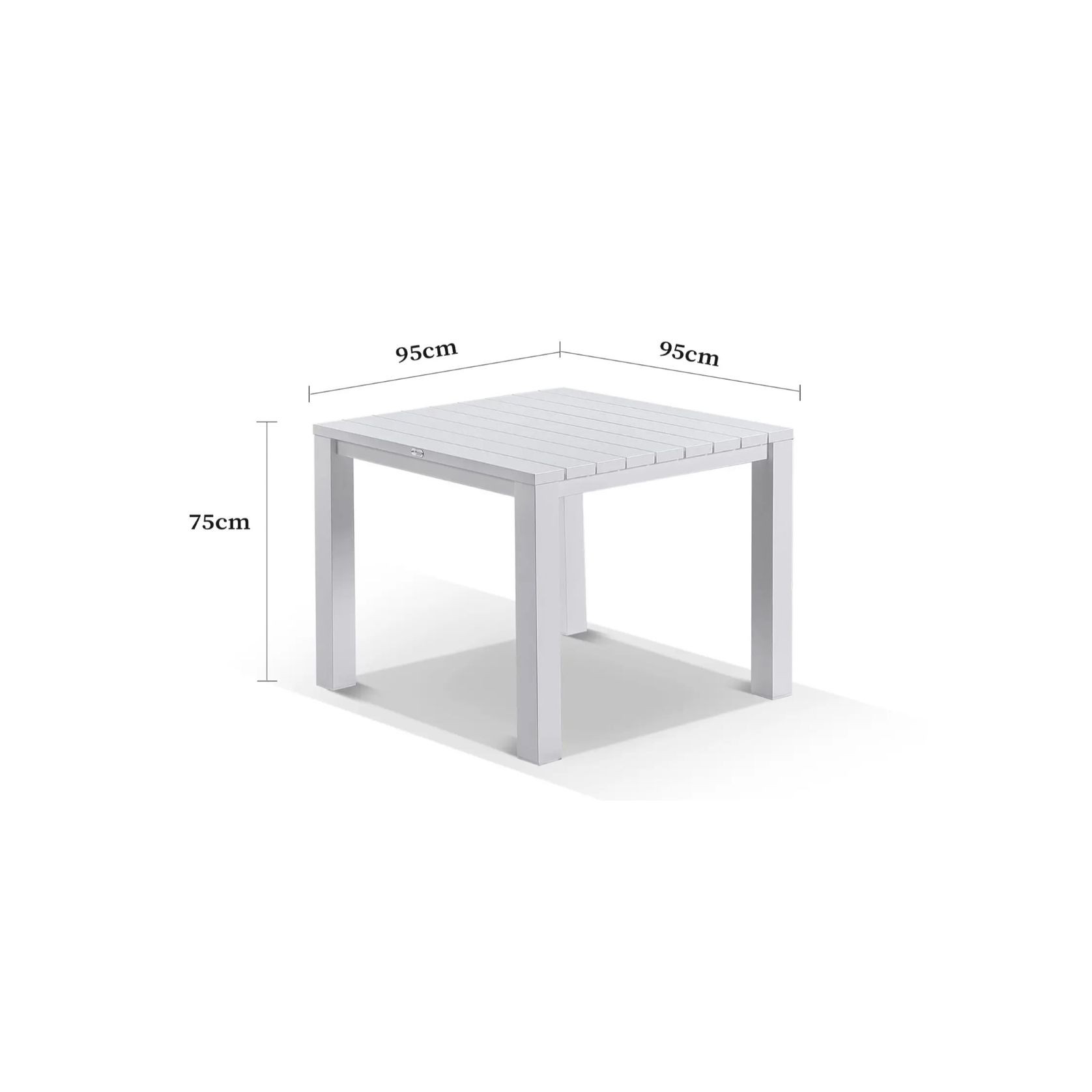 Cove Table 95cm with Cove Chairs 5pc Dining Set - White gallery detail image
