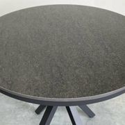 Cove Round Ceramic Table with Cove Chairs 5pc Set  - Charcoal gallery detail image