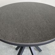 Cove Round Ceramic Table with Cove Chairs 5pc Set  - Charcoal gallery detail image