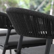 Cove Table 220cm with Cove Chairs 7pc Dining Set - Charcoal gallery detail image
