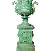 Bordeaux Urn and Base Set 160cm gallery detail image