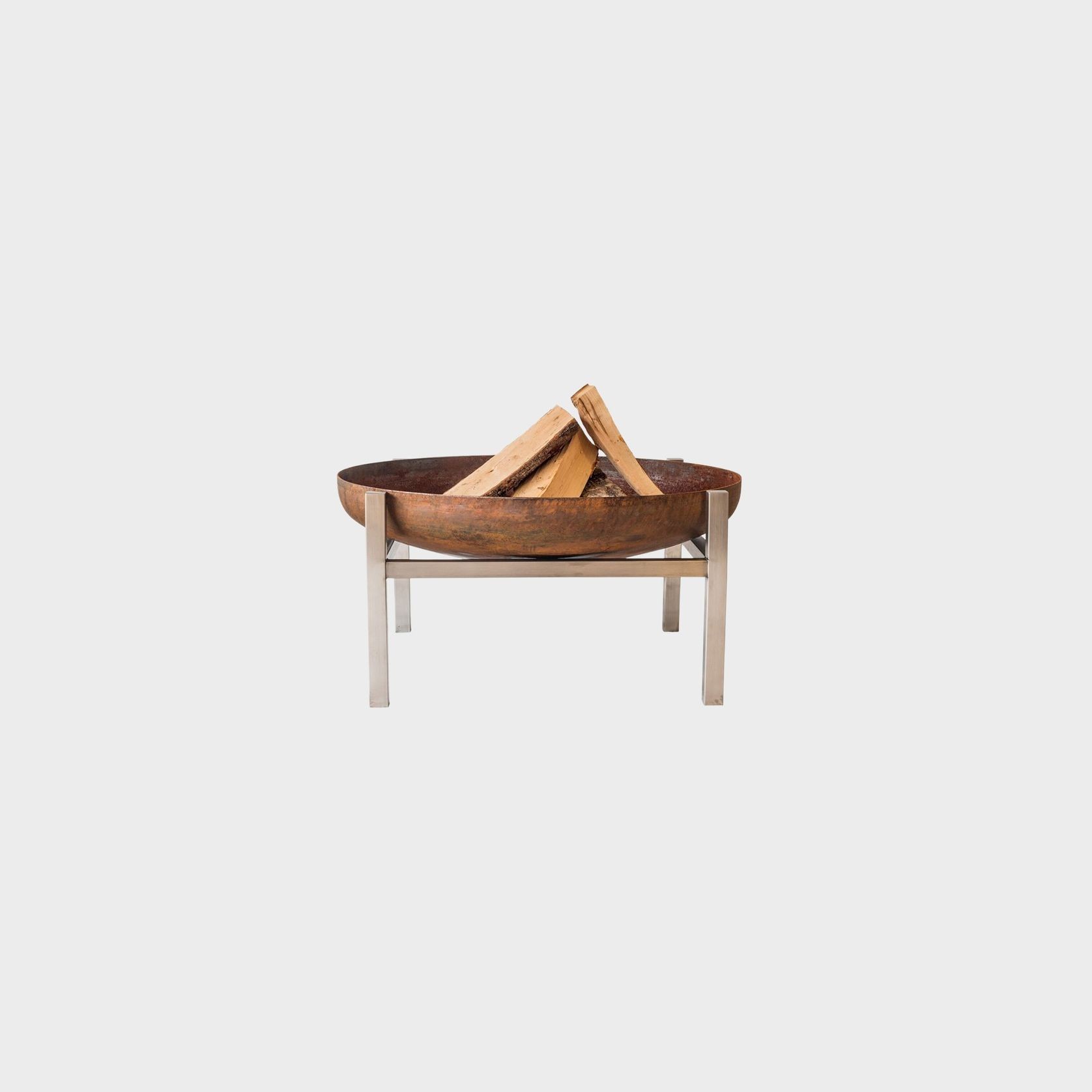 ALFRED RIESS Inuvik Steel Fire Pit - Large gallery detail image