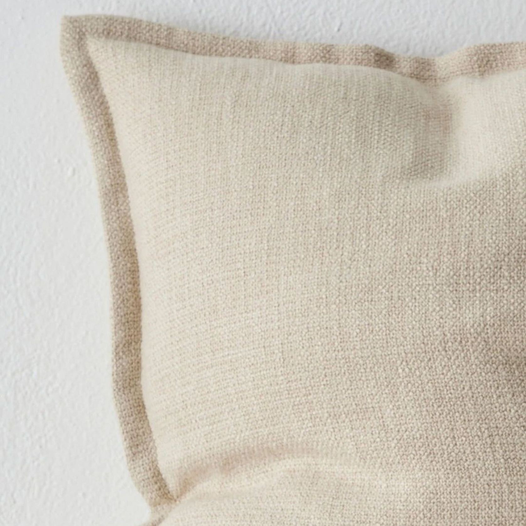 Weave Home Figlio Cushion - Oyster | 50 x 50cm gallery detail image
