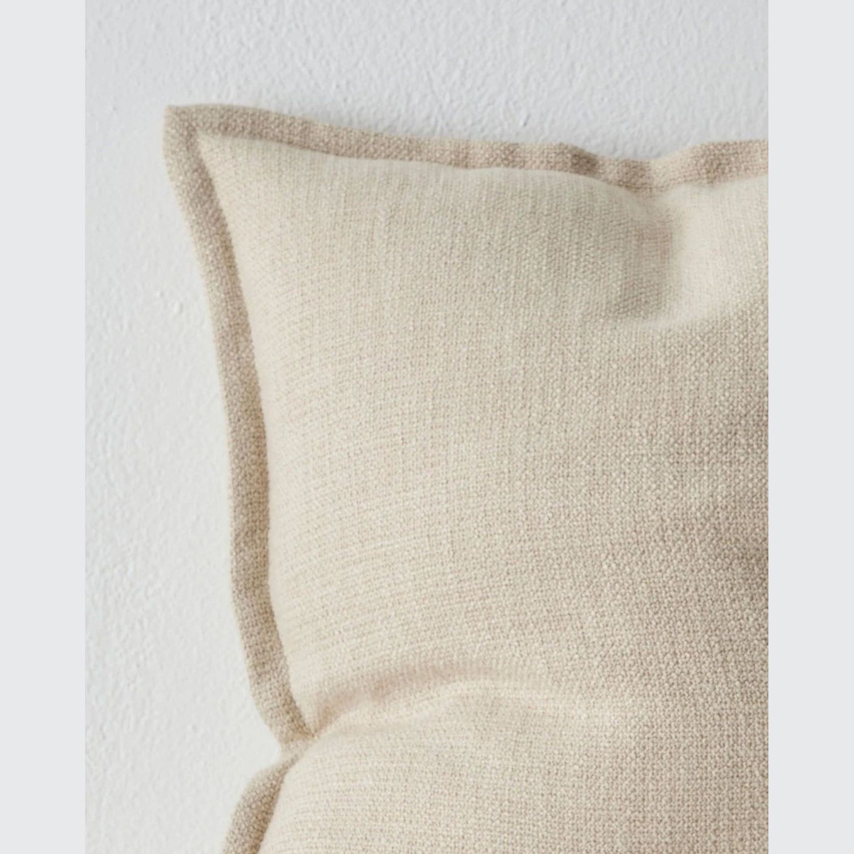 Weave Home Figlio Cushion - Oyster | 50 x 50cm gallery detail image