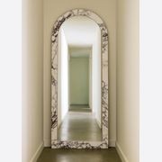 Crescent Arch Mirror - Viola Calacatta Marble gallery detail image