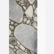 Crescent Arch Mirror - Milky Blue Marble gallery detail image