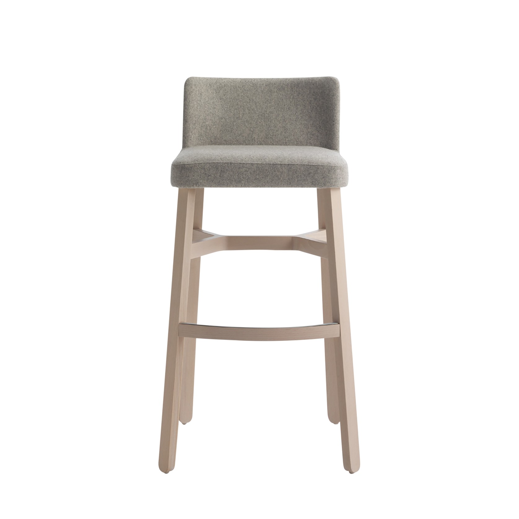 Croissant Stool with Backrest gallery detail image