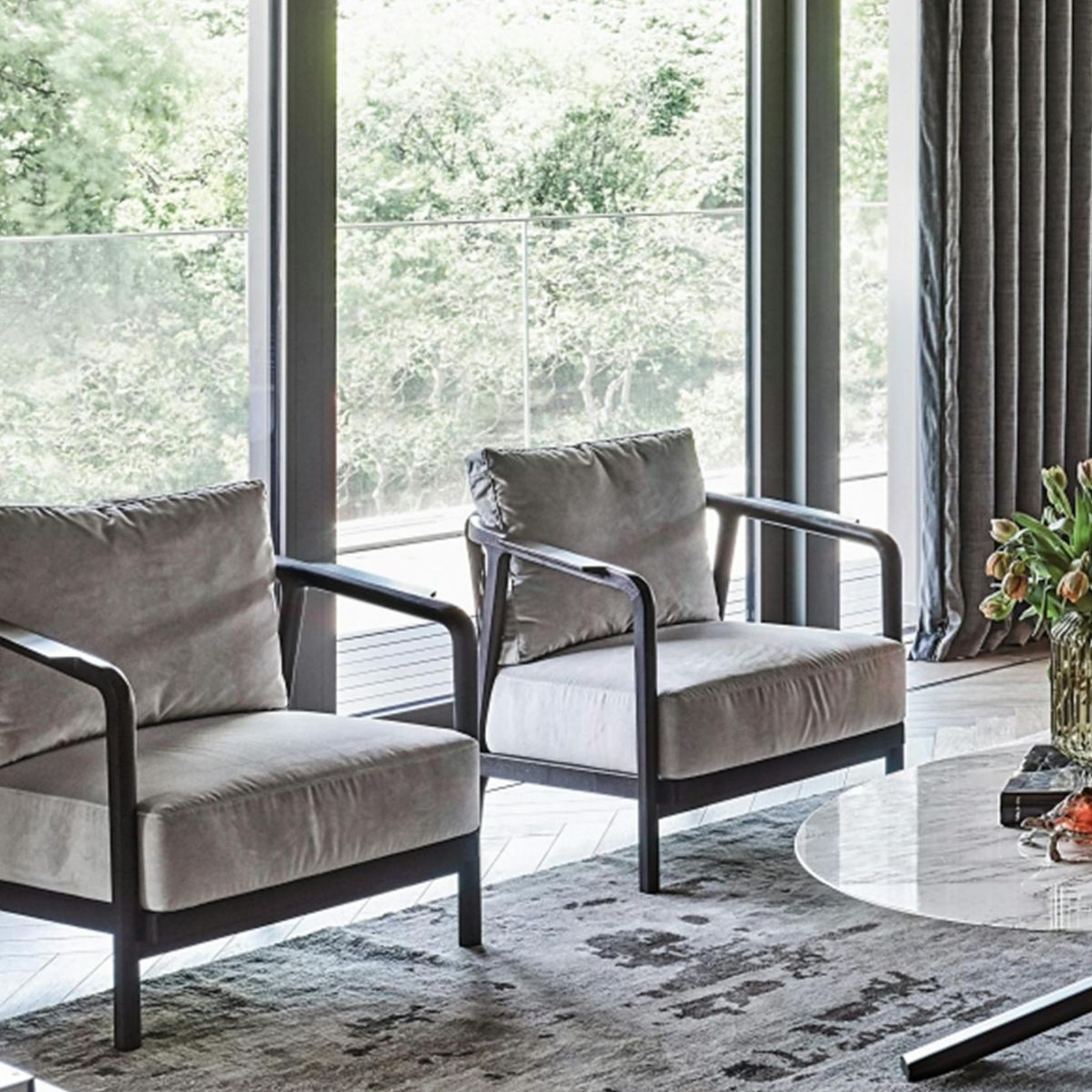 Crono Armchair By Flexform gallery detail image