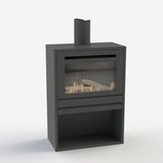 SS850 Gas Fireplace (Freestanding) gallery detail image
