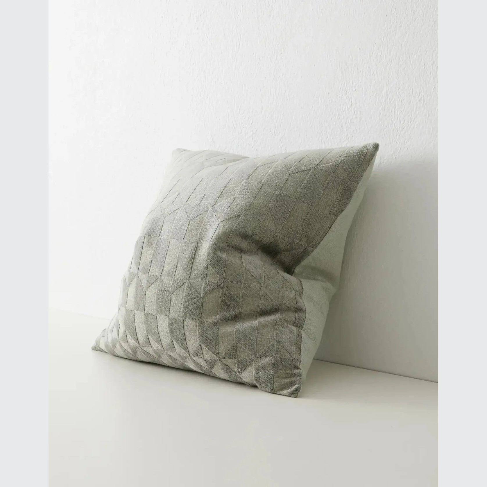 Weave Home Marina Cushion - Laurel | Woven Geometric gallery detail image