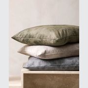 Baya Theo Velvet Cushion - Clover | Large 60 x 60cm gallery detail image