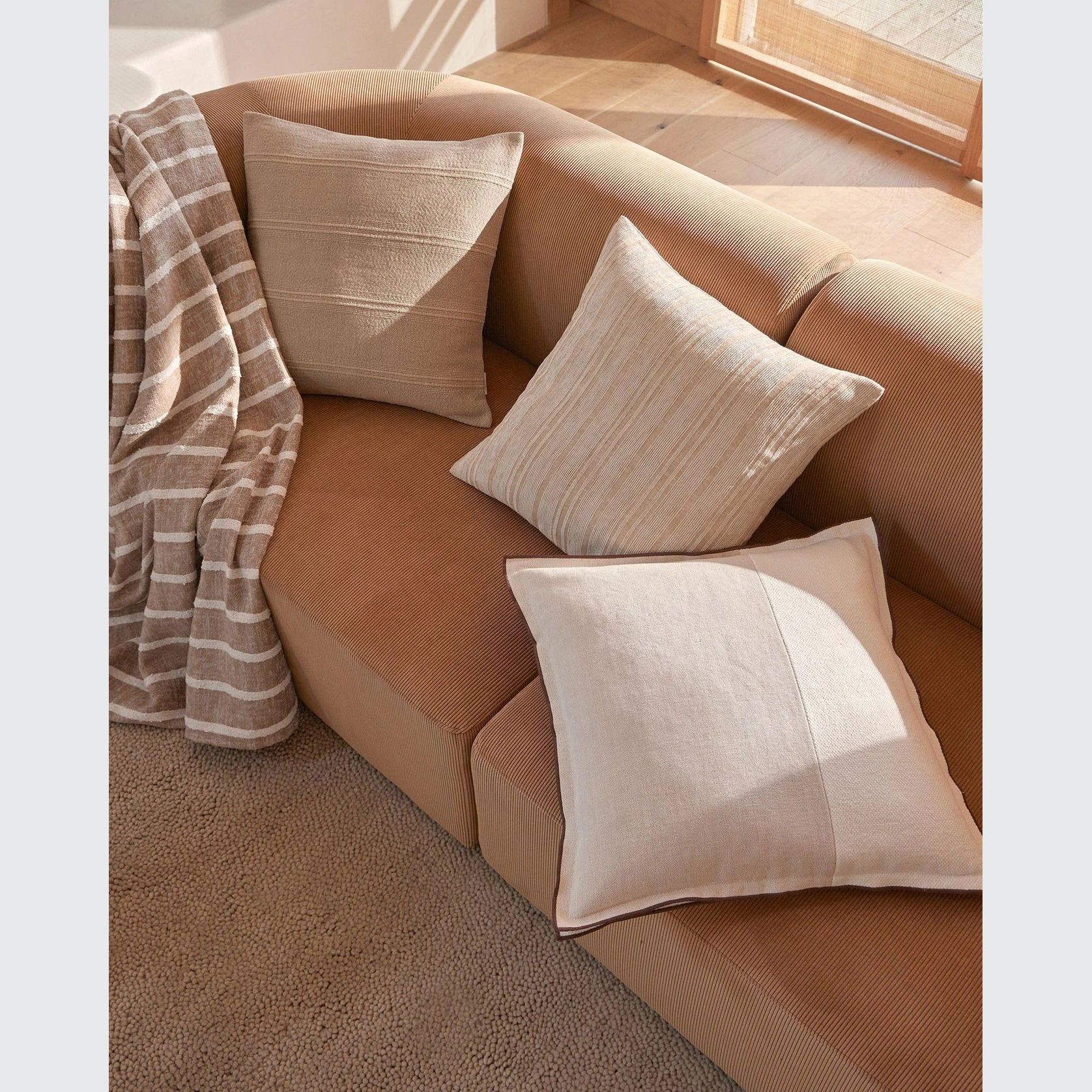 Weave Home Adriana Cushion -  Natural | 50 x 50cm gallery detail image