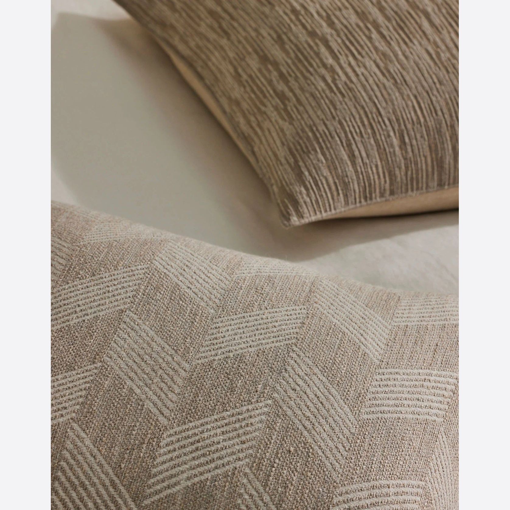 Weave Home Dania Cushion Cover - Oyster | 50 x 50cm gallery detail image