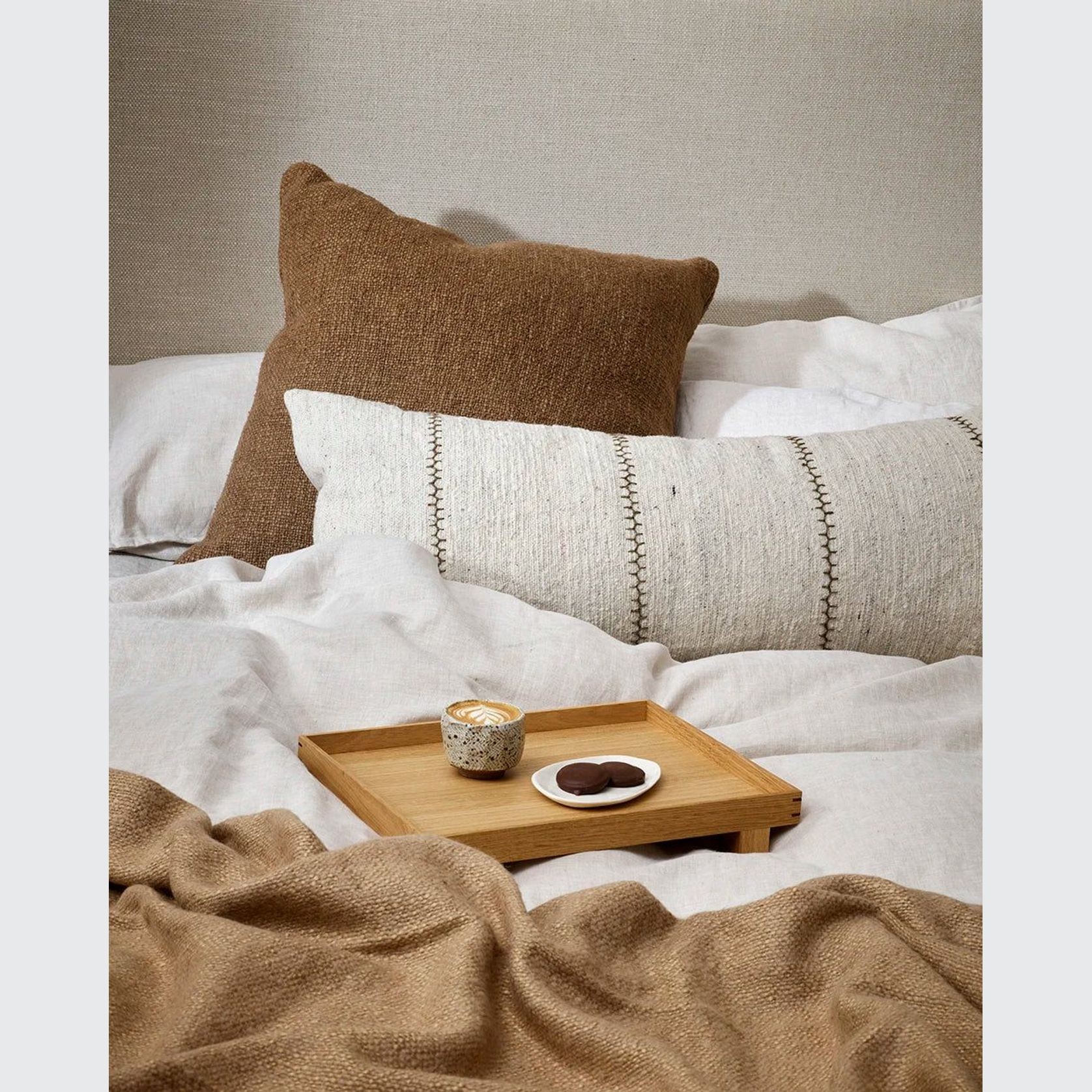 Baya Cyprian Cushion - Cocoa | Square - Two Sizes gallery detail image