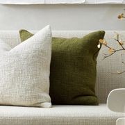 Baya Cyprian Cushion - Caper | 50 x 50cm gallery detail image