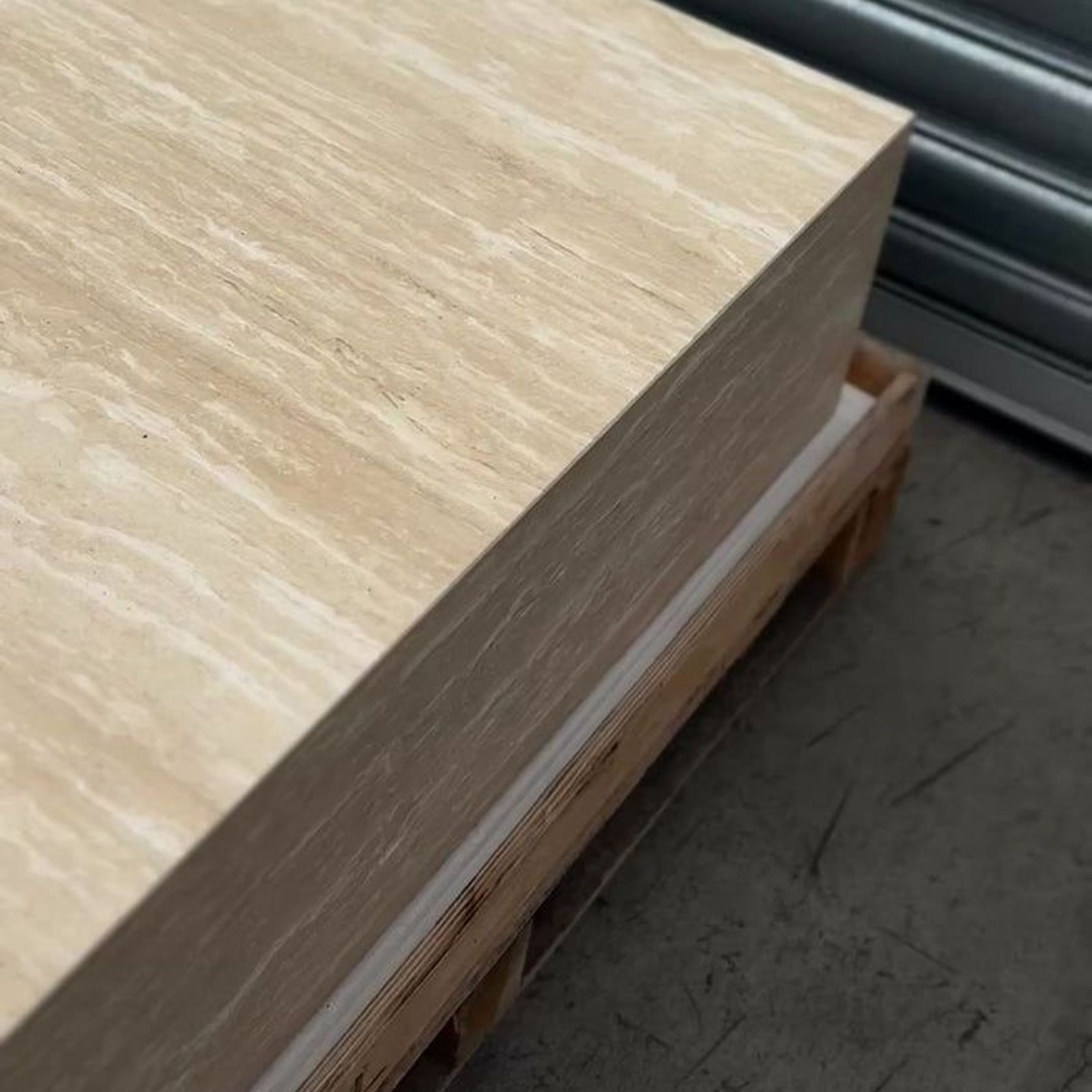 Square Coffee Table - Veincut Travertine | Natural Stone Co. gallery detail image