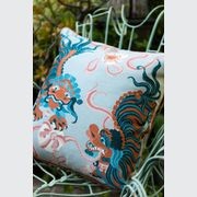 Guo Pei | Lion Dance Blue Cushion gallery detail image